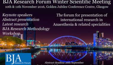 BJA Research Forum WSM 2016